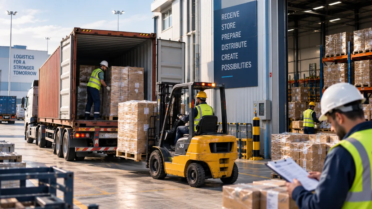 Cross stuffing MIDTRANS – transfert de marchandises entre conteneurs à l'entrepôt