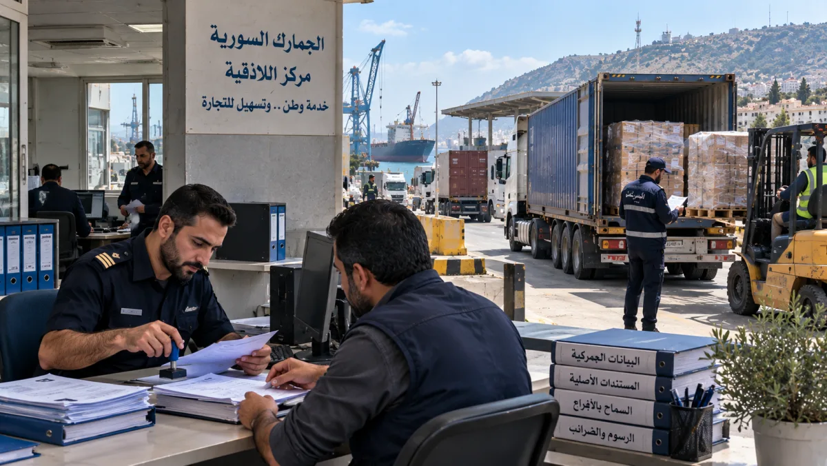 MIDTRANS customs clearance at the Port of Latakia with Syrian Customs