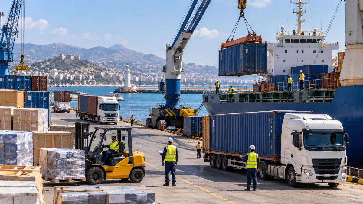 Manutention de fret multimodal au port – MIDTRANS